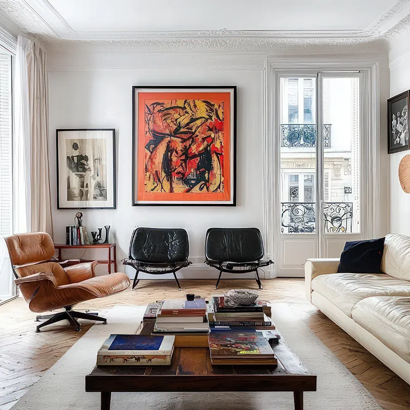 Alexine salon amenage